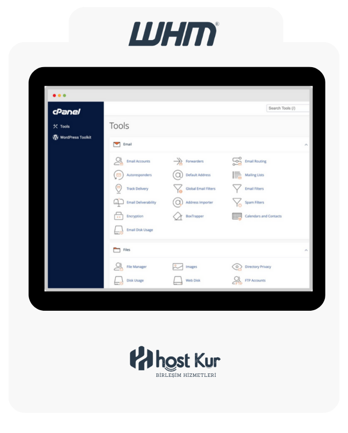 WHM Ekran Görüntüsü